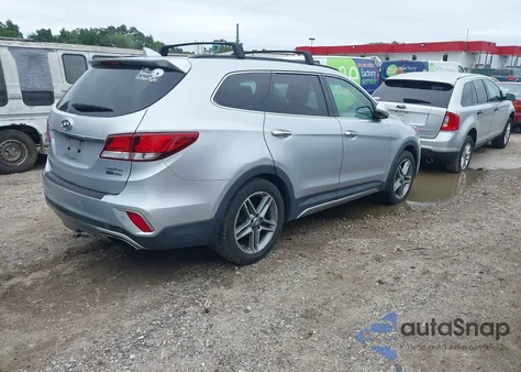 2017 Hyundai Santa Fe Limited Ultimate из США, поврежденный, VIN KM8SRDHF1HU235280